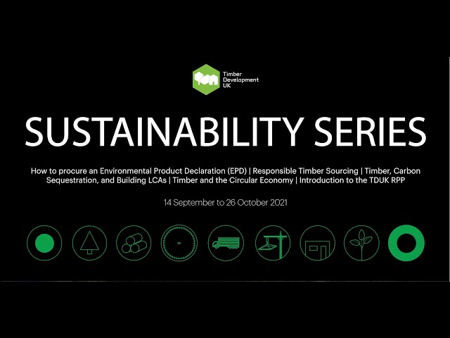 TDUK Sustainability Series - Timber and the Circular Economy