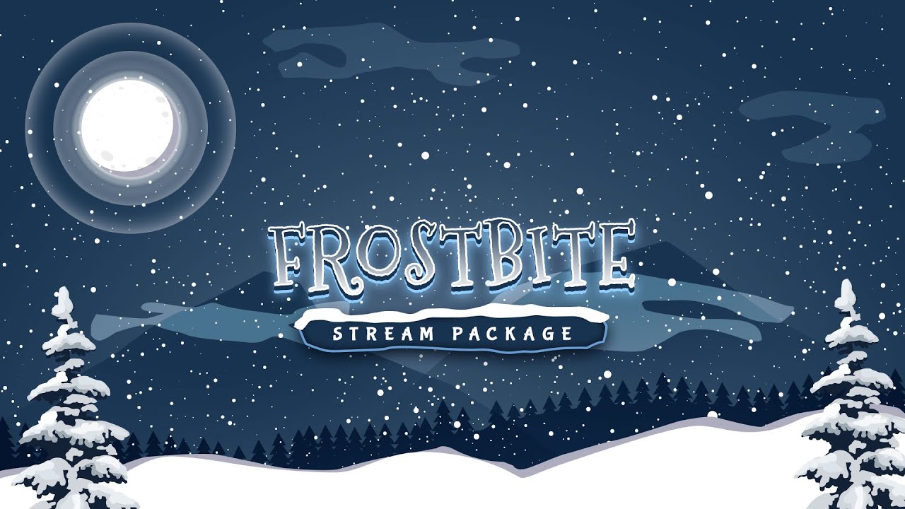 Frostbite, Christmas Stream Overlay : Winter Stream Package