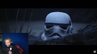 This is HILARIOUS! 😂 | THE BATTLEFIELD - A Star Wars short film made with Unreal Engine 5 (Reaction)