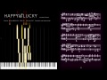 ピアノ楽譜で HAPPYぱLUCKY / SoLaMi♡SMILE (プリパラ)