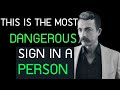 The Most Dangerous Sign in a Person According to Carl Jung | A Psychological Story