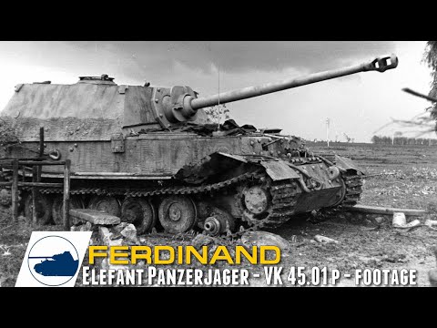 rare-ferdinand---elefant-panzerjager---vk-45.01-p-ww2-footage.