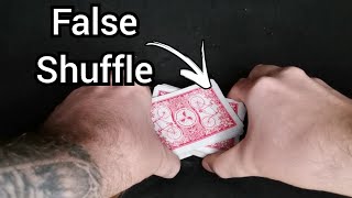 Learn To Do The Incredible Push Through False Riffle Shuffle.