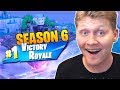 MY FIRST VICTORY ROYALE OF SEASON 6!