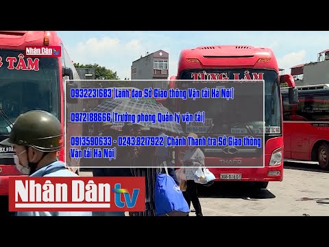 Video Hà Nội công bố đường dây nóng vận tải dịp Giỗ Tổ, 30/4... - youtube