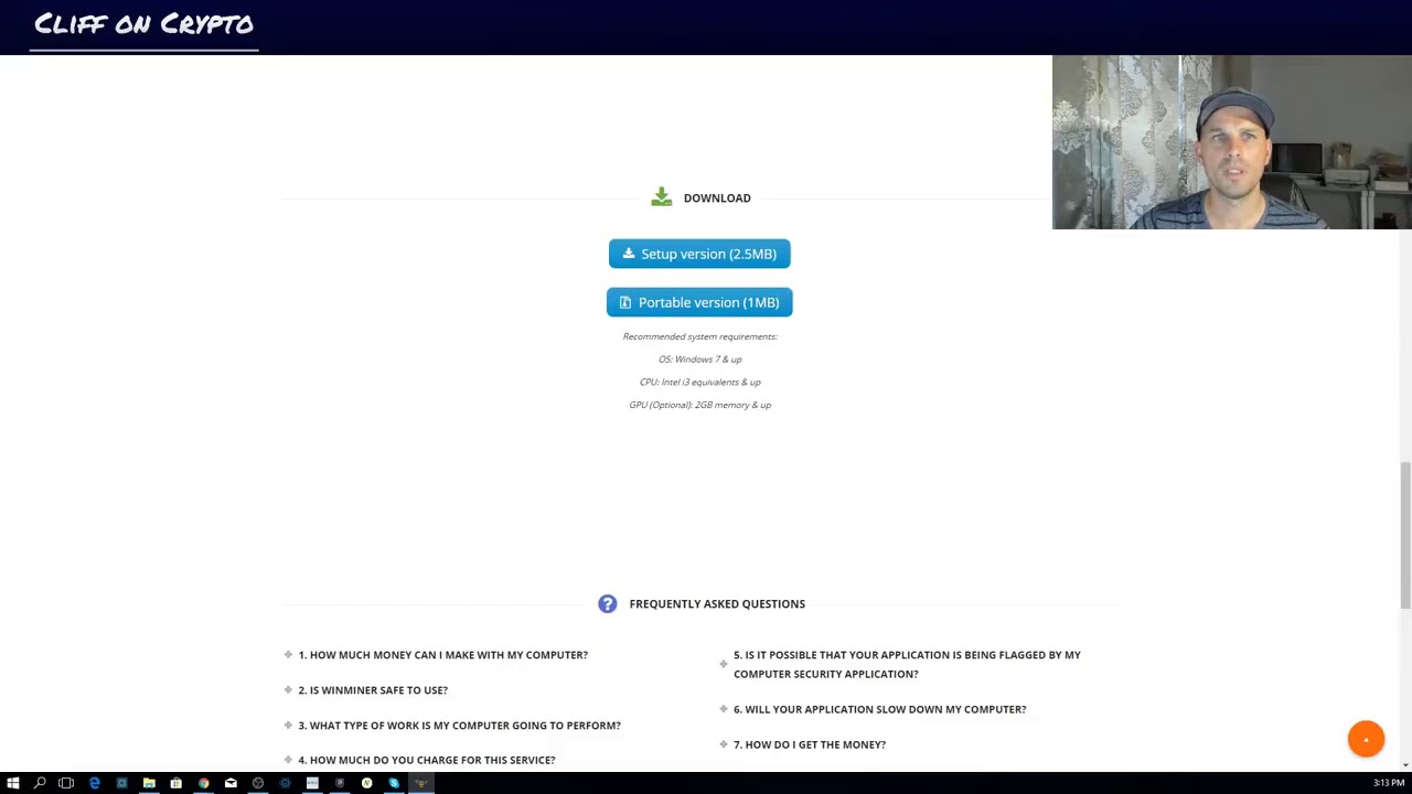 Setup & mine with WinMiner! Earn while your PC is idling!