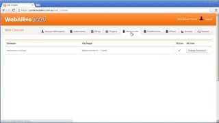 How to Change your WebConsole Password through the WebAlive Portal