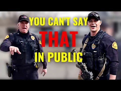 Angry Cops Make Arrest For Bad Words