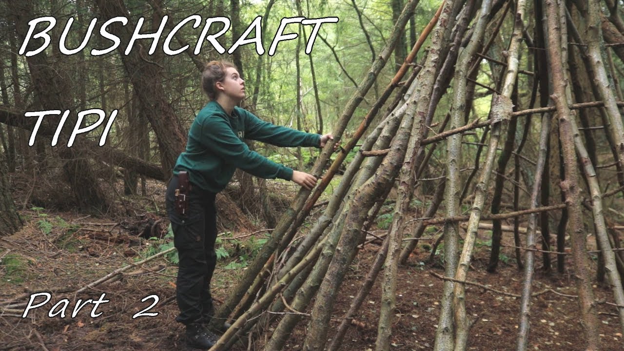 Bushcraft Tipi Shelter Build - EP 2