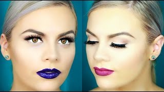 LEARN THE BASICS OF BROWS & LIPS BALANCE! Fall Winter Glam Makeup Tutorial Pt. 4 - mathias4makeup
