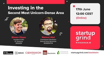 Simon Olson (XY Ventures) - Investing in the Second Most Unicorn-Dense Startup Ecosystem