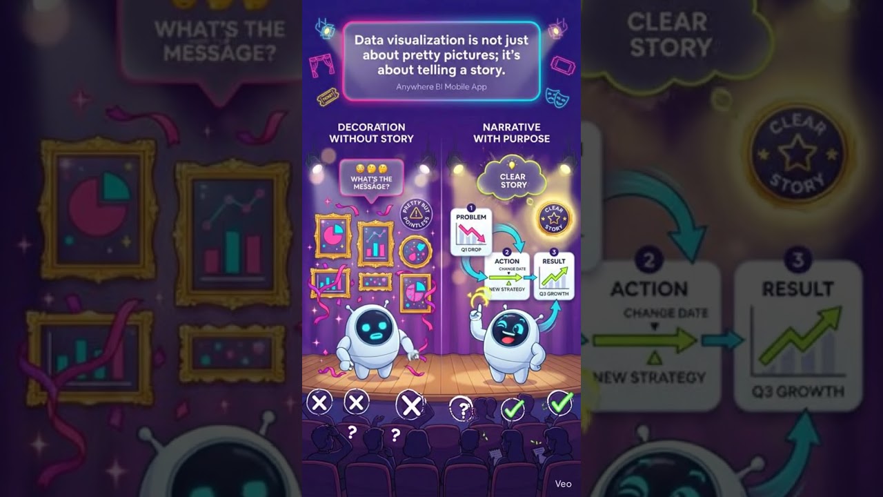 Data visualization is not just about pretty pictures; it's about telling a story.