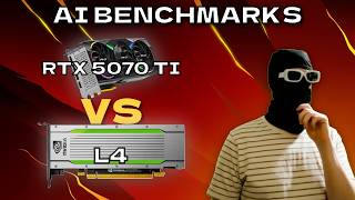 RTX 5070 Ti vs L4 (AI Benchmarks)