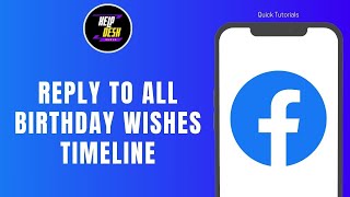 How to Reply to All Birthday Wishes on Facebook Timeline