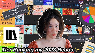 🏆 Tier Ranking My 2023 Reads (so far!) + Q1 Reading Stats | Bookmory & Storygraph📚📊 (Jan-Mar)✨