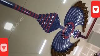 How to play dominoes | dominoes game | LONGEST PLAYING CARD DOMINO!! - Over 2000 Decks of cards screenshot 5