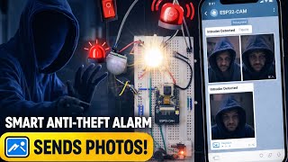 ESP32-CAM Smart Anti-Theft Alarm 🚨 | Sends Intruder Photos to Your Phone 📸 screenshot 1
