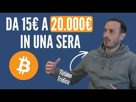 I turned €15 into €20,000 in one night this way... | Tiziano Tridico