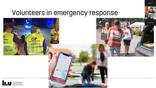 EENA Webinar: Motivations and Demotivations for Volunteer Responders