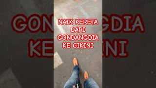 Naik Kereta KRL Commuter Cikini Ke Gondangdia | Gondangdia Ke Cikini | Menteng Jakarta Pusat