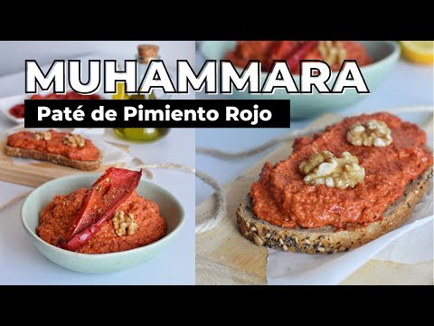 MUHAMMARA 🌶 Paté de PIMIENTO ROJO (Receta Vegana)