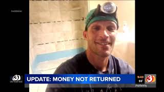 VIDEO: Unlicensed contractor doesn't return money to woman