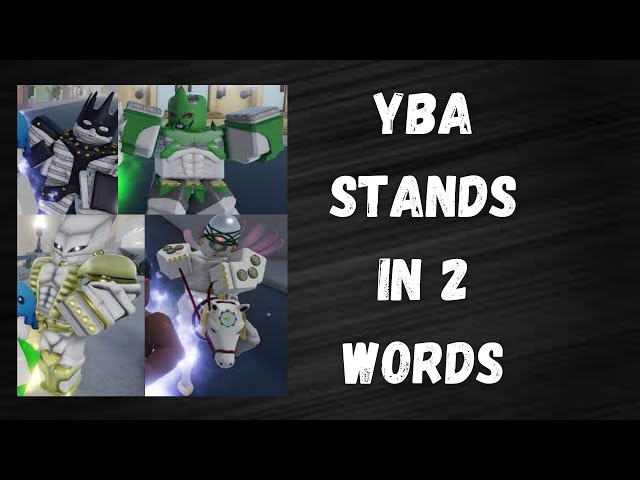 YBA] Ranking Stands based on 🤮TOXICITY🤮 