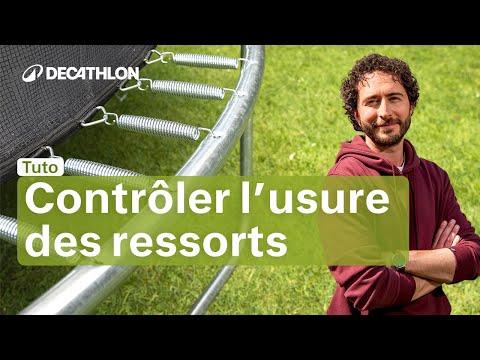 TUTO - Comment contrôler l'état d'usure des ressorts sur votre trampoline ? | Decathlon