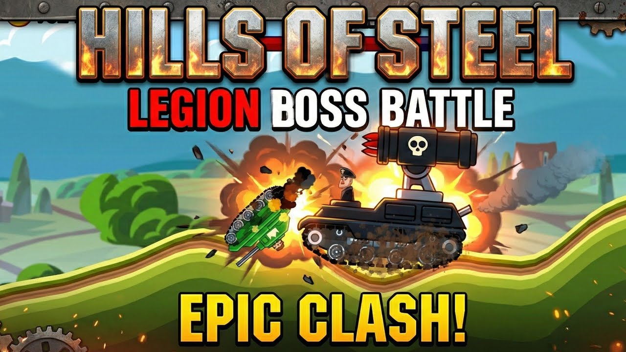 Boss Rush Fight In Hills Of Steel With Cobra Tank | Tank Level 13