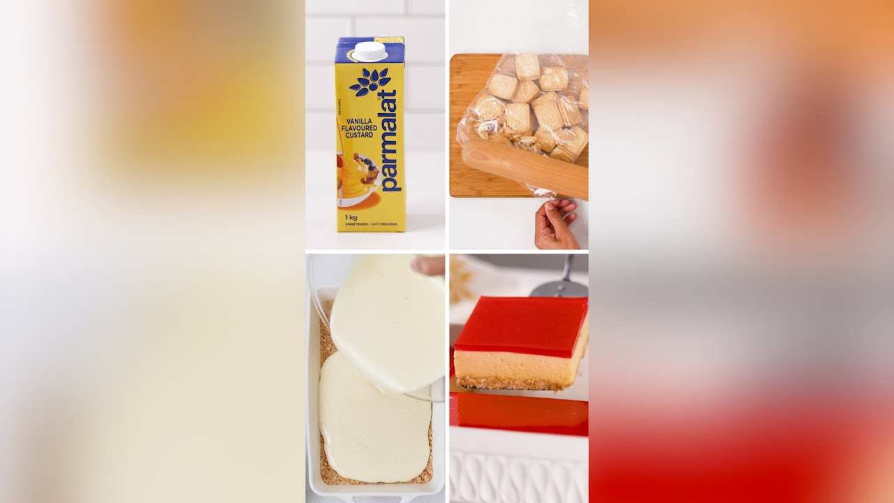 4-Ingredient Jelly and Custard Tart