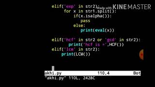 Project smart calculator in python