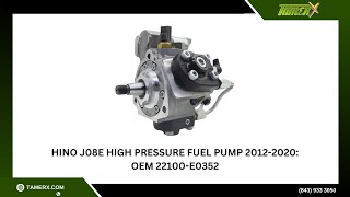Hino J08E High Pressure Fuel Pump 2012-2020: OEM 22100-E0352
