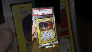 PSA 8 Skyridge Crystal Golem close up! #shorts