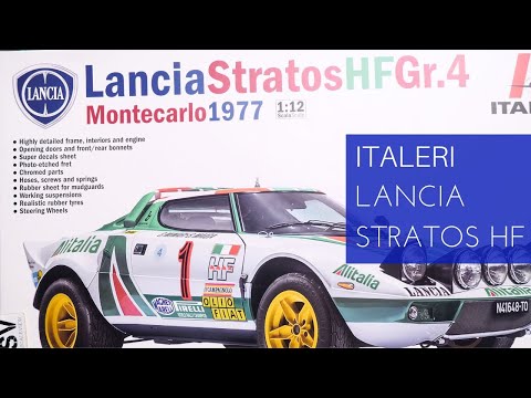 自動車 ITALERI Lancia Stratos HF Gr.4 ALL NEW FIRST LOOK Lancia Stratos HF Gr4 Monte Carlo Rally