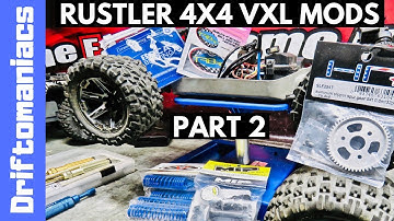 Traxxas Rustler 4x4 VXL Upgrades & Mods Part 2