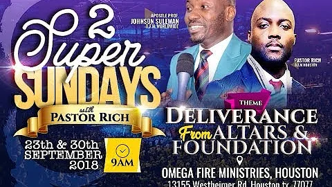 Deliverance From The Yoke of Delay - Apostle Johnson Suleman - Pastor Rich