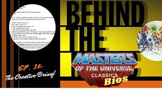MOTUC Behind the Bios! Episode 12: explaining the Masters of Universe Classic Bios Creative Brief