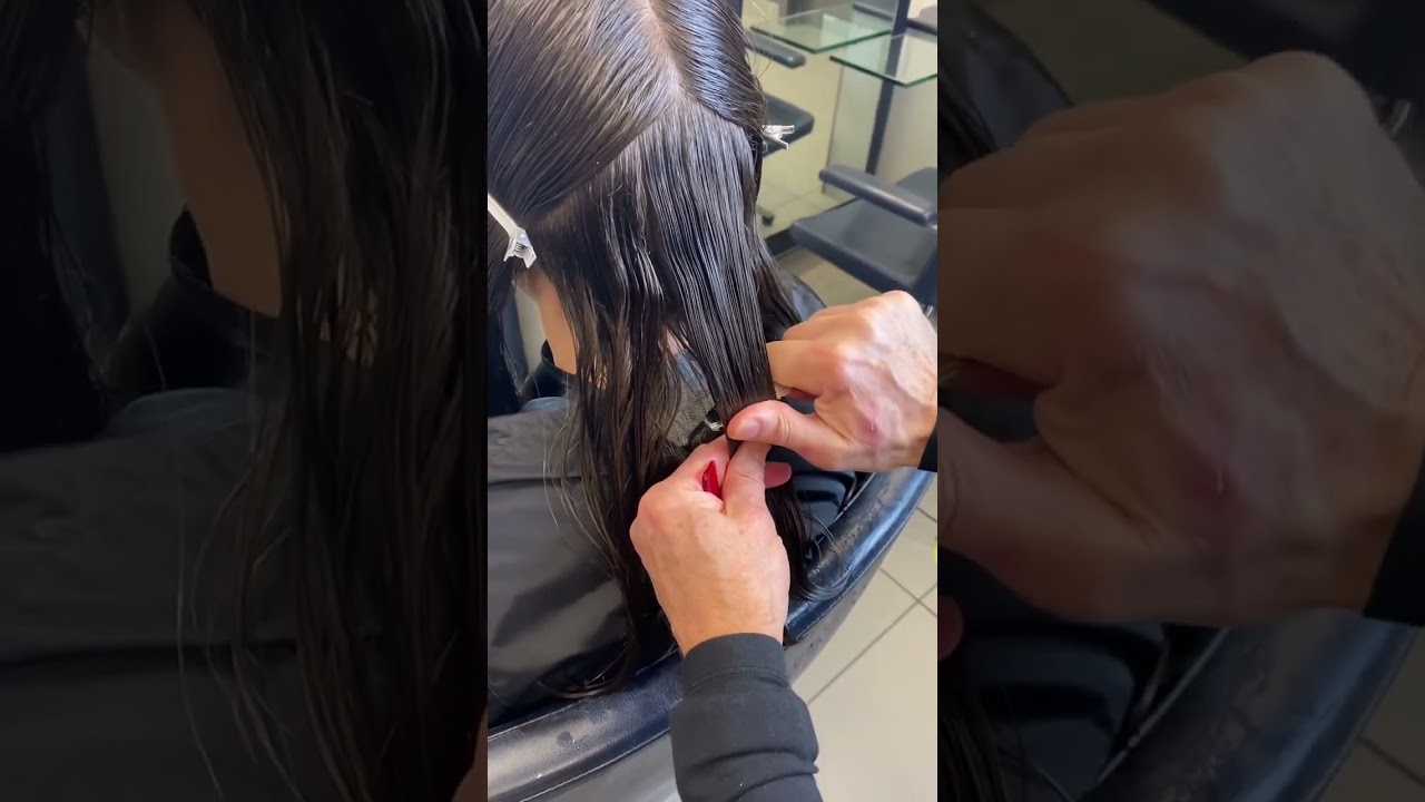 Textured Bob with stacked layers Razor cut