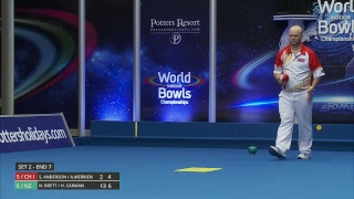 Just. 2019 World Indoor Bowls Championships: Day 8 Session 2