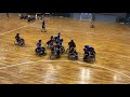 2018年 : 文部科学大臣杯第16回日本車椅子ハンドボール競技大会／予選リーグ : チーム宮城vs大阪体育大学APES-E（後半）