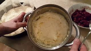 Творожный чизкейк с вишней. Творожный чизкейк с вишней.