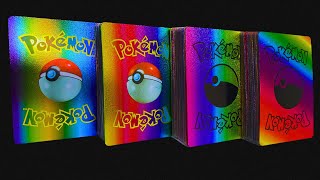 4 DIFFERENT DECK OF RAREST POKEMON RAINBOW CARDS | FOUR RAREST SETS OF RAINBOW CARDS #pokémon