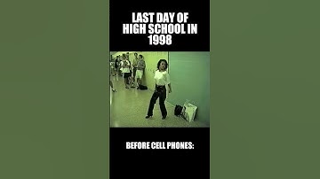 Last Day Of High School In 1998 | #nostalgic #nostalgia #90skids #shorts