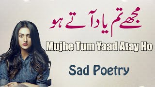 Mujhe Tum Yad Aate Ho | Sad Poetry | Sad Urdu Poetry | Amir Joya