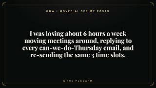 Stop Using AI to Write More Posts. Do This Instead.