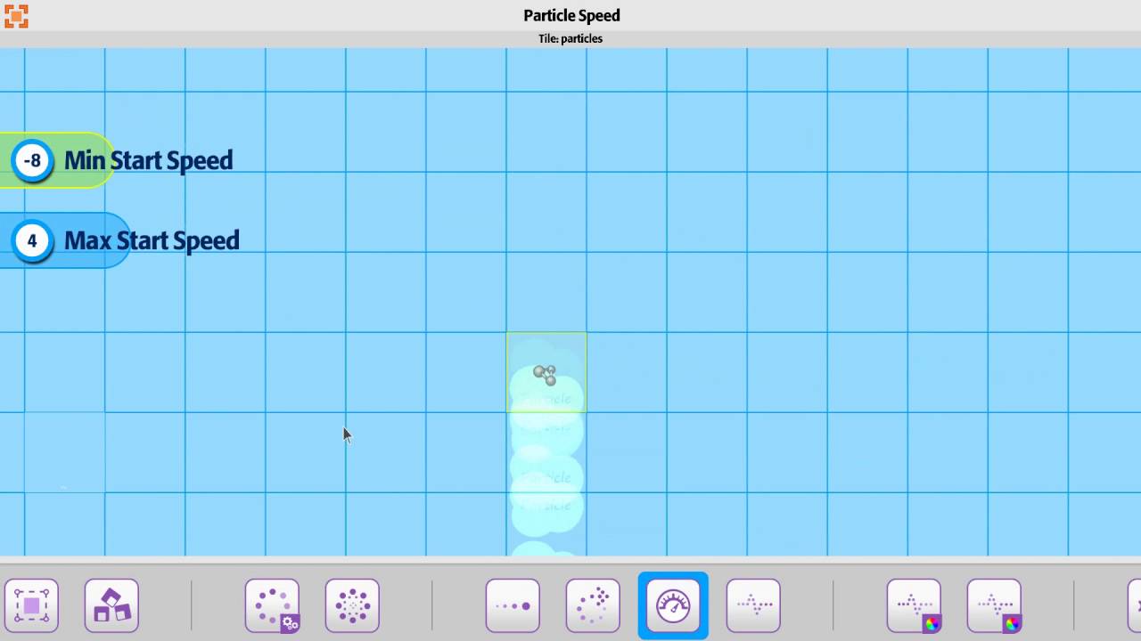 Tile 02 Particle Tile Size Speed Lifetime Rotation and Fade - YouTube