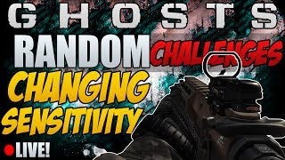 Call Of Duty: Ghosts - CHANGING SENSITIVITY! - Random Challenges #4 - COD Ghost Multiplayer