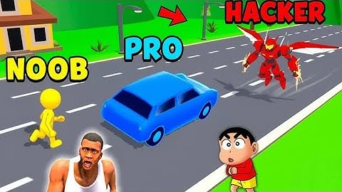 Noob vs Pro vs Hacker in shape shifting | part 6 #video #gaming 