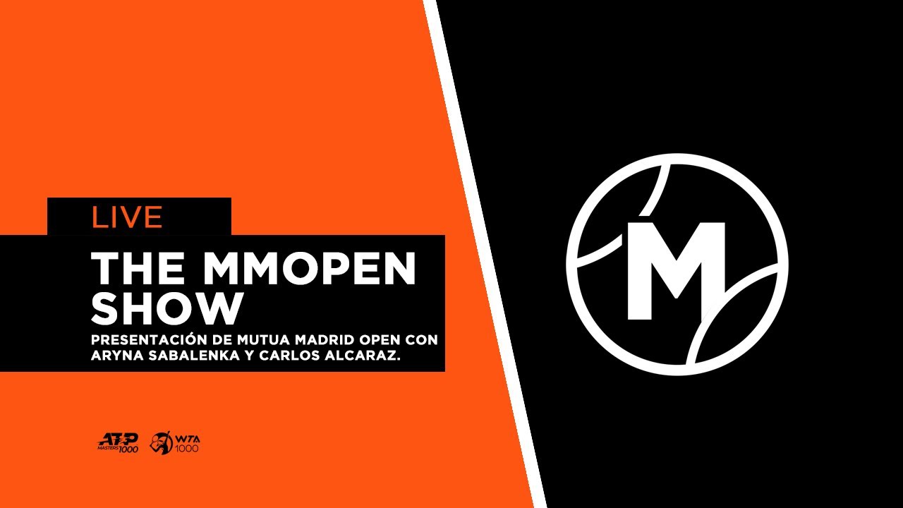 Presentación de MUTUA MADRID OPEN 2024 en la Plaza Mayor con Aryna Sabalenka y Carlos Alcaraz.