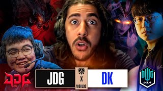 JDG x DK - PROTESTO? ELE DEU FF NO WORLDS! | Jogo do Dia - Worlds DIA 6